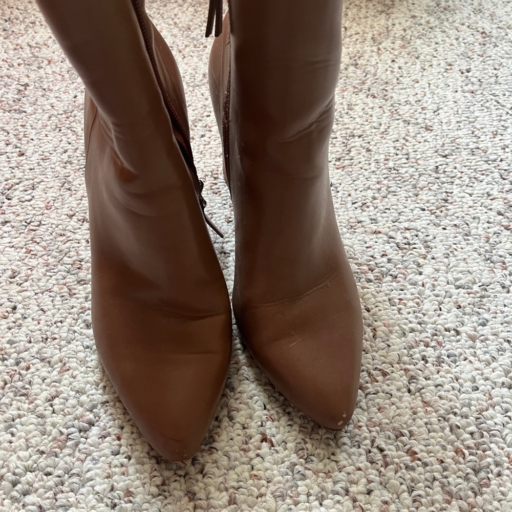 Madden Girl  Brown leather Ankle Booties